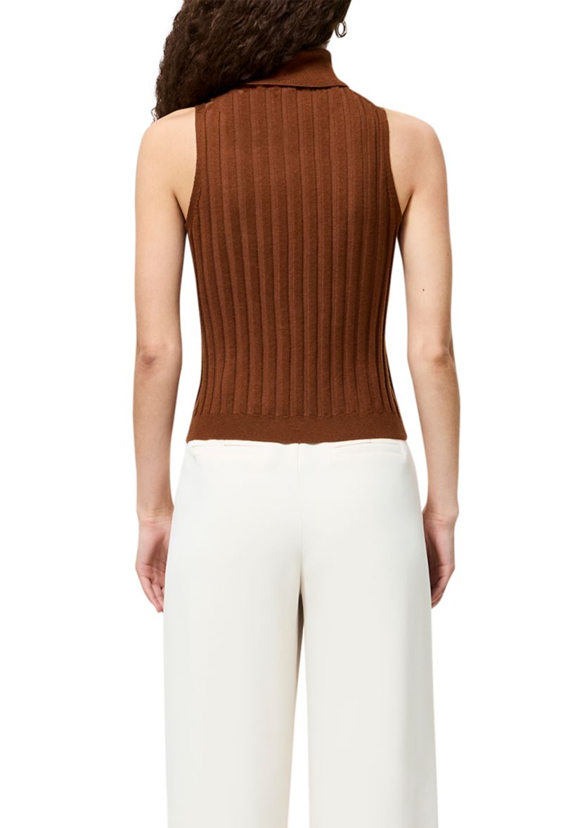 Turtleneck Tank Sweater