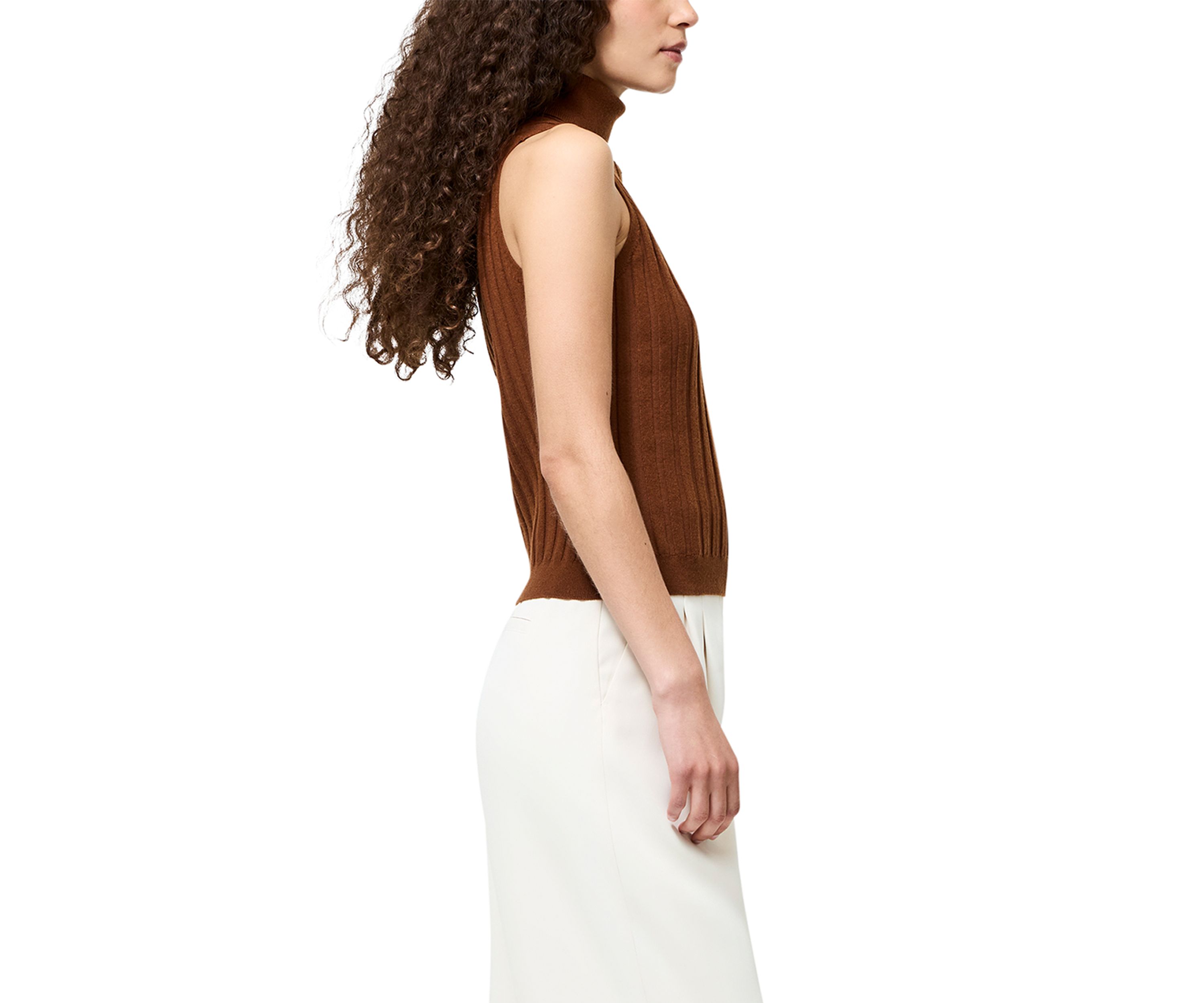 Turtleneck Tank Sweater