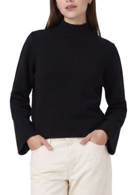 French Connection Women's Suzie High Neck Sweater, Black, XS