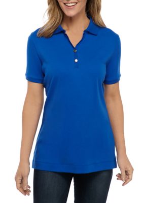 petite women's polo shirts