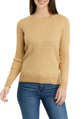 kim rogers cable knit sweater