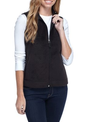 Kim Rogers® Women's Petite Polar Fleece Vest | belk