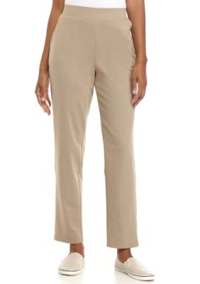 Kim Rogers® Petite Solid Short Straight Pants | belk