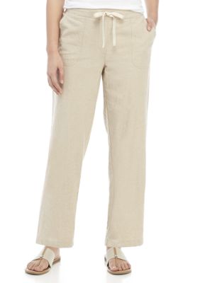 kim rogers petite paisley flare leg pant