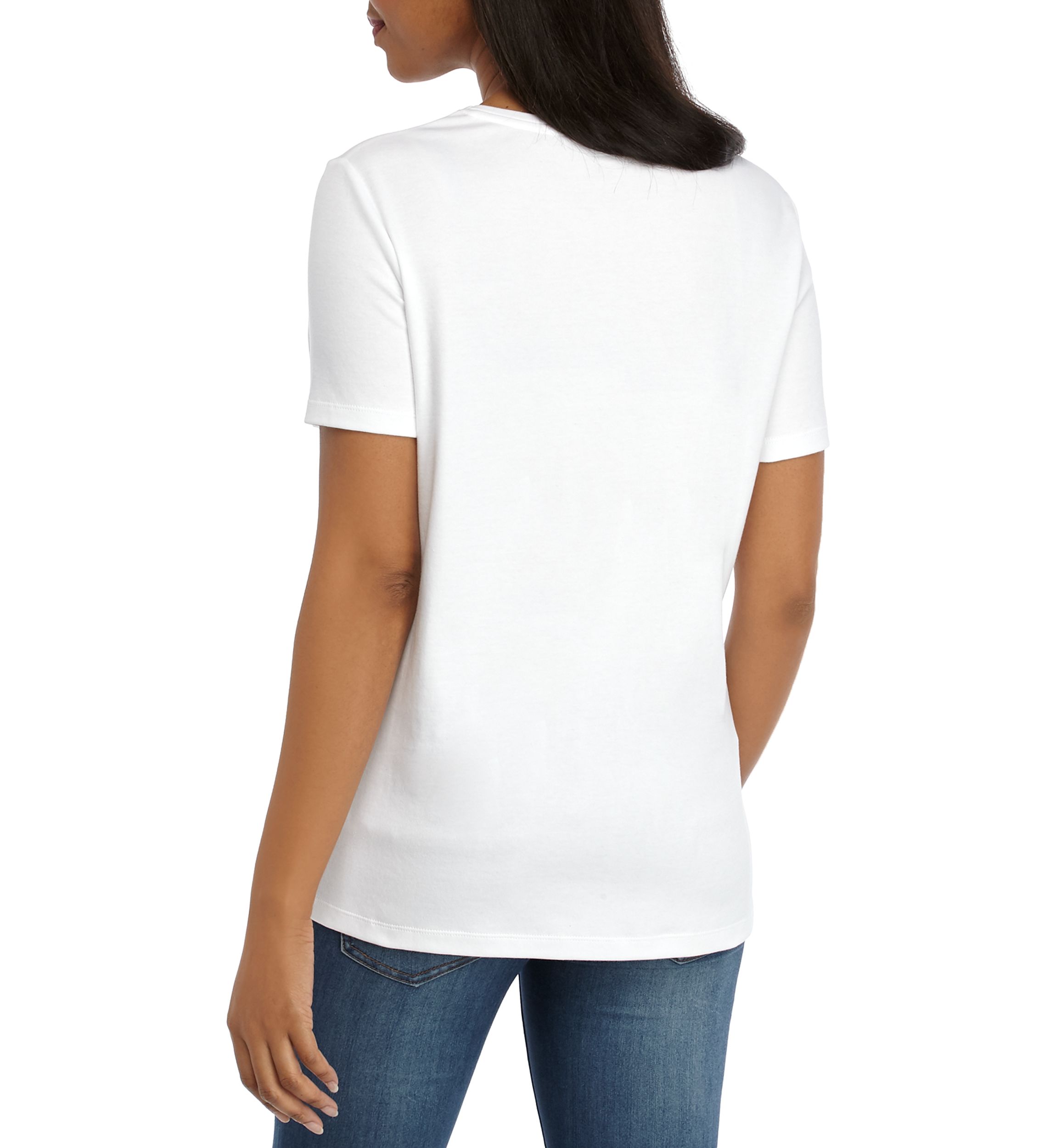 Womens Perfectly Soft Short Sleeve Crew Neck T-Shirt