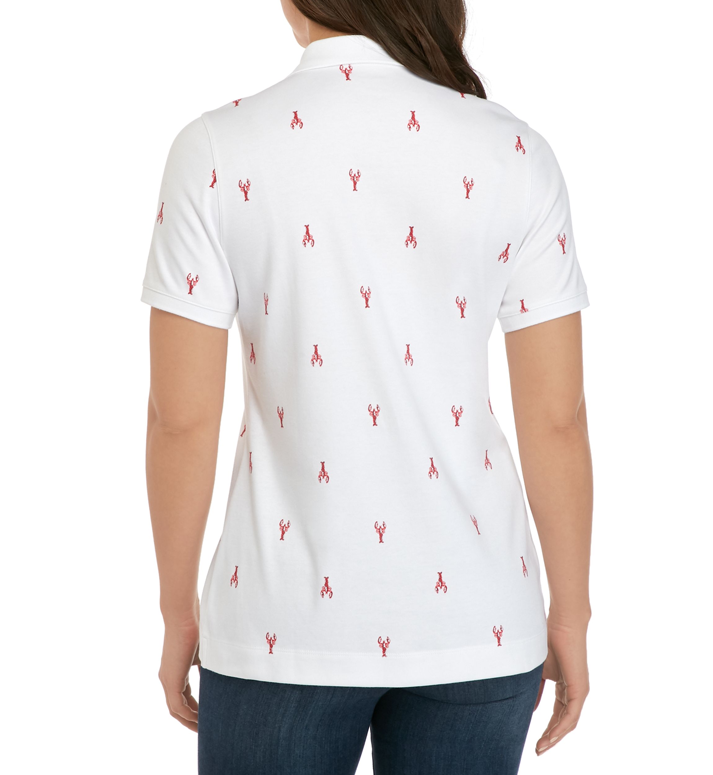 Womens Perfectly Soft Short Sleeve Polo Shirt