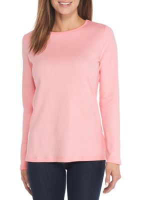 Kim Rogers® Long Sleeve Solid Knit Top | belk