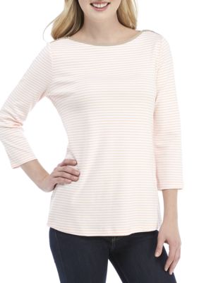 Kim Rogers® Boat Neck Top | belk