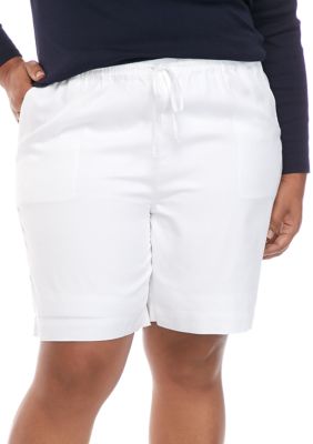 plus size sweatpant shorts