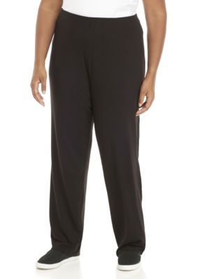 kim rogers plus size tech stretch pant average lengt