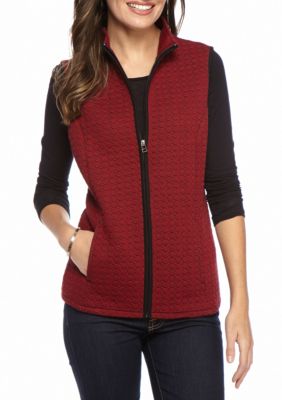 Kim Rogers Knit Quilted Vest | Belk