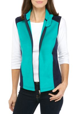 Kim Rogers® Solid Colorblock Vest