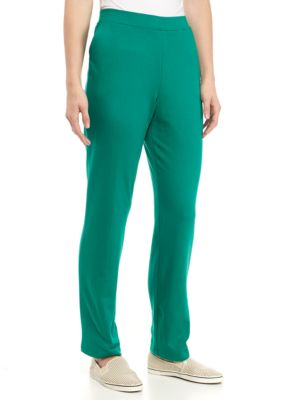 kim rogers petite straight leg pant