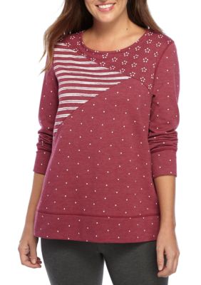 belk tops sleeve shirts womens clothing