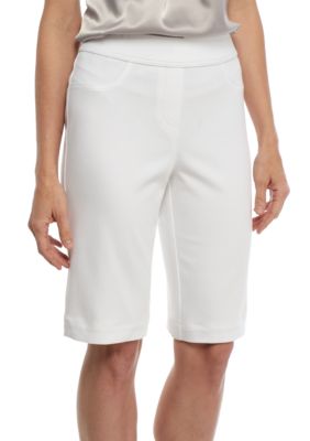 Kim Rogers Knit Bermuda Shorts | Belk