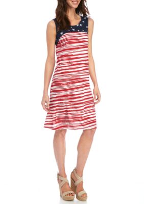 Kim Rogers Sleeveless Swing Americana Dress | Belk