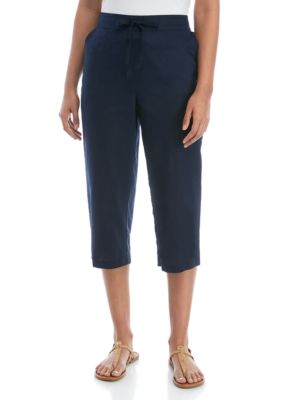 Kim Rogers® Linen Capris | belk