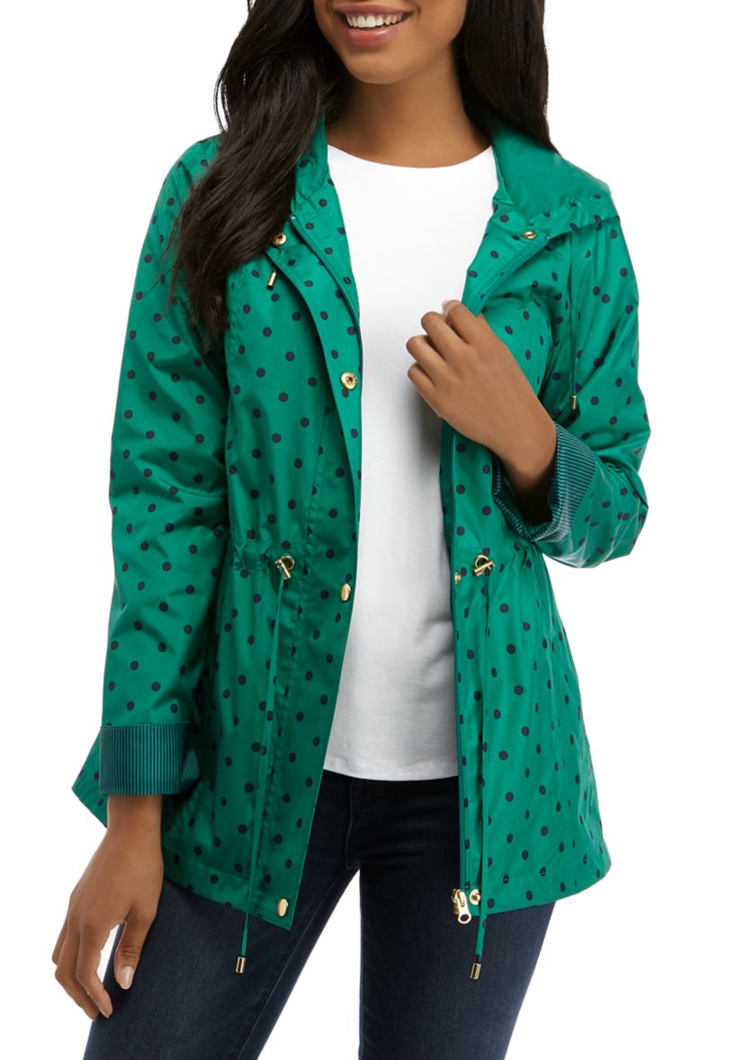 Womens Long Sleeve Hooded Anorak Jacket 
