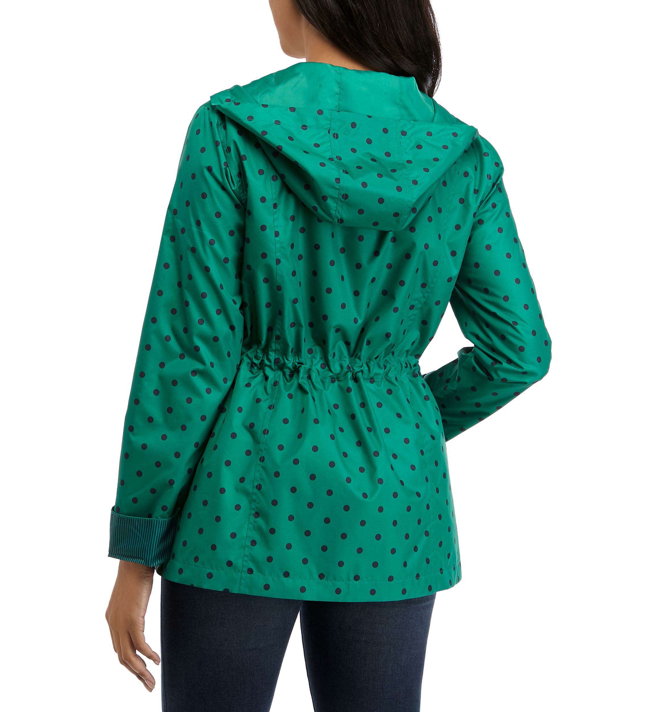 Womens Long Sleeve Hooded Anorak Jacket 