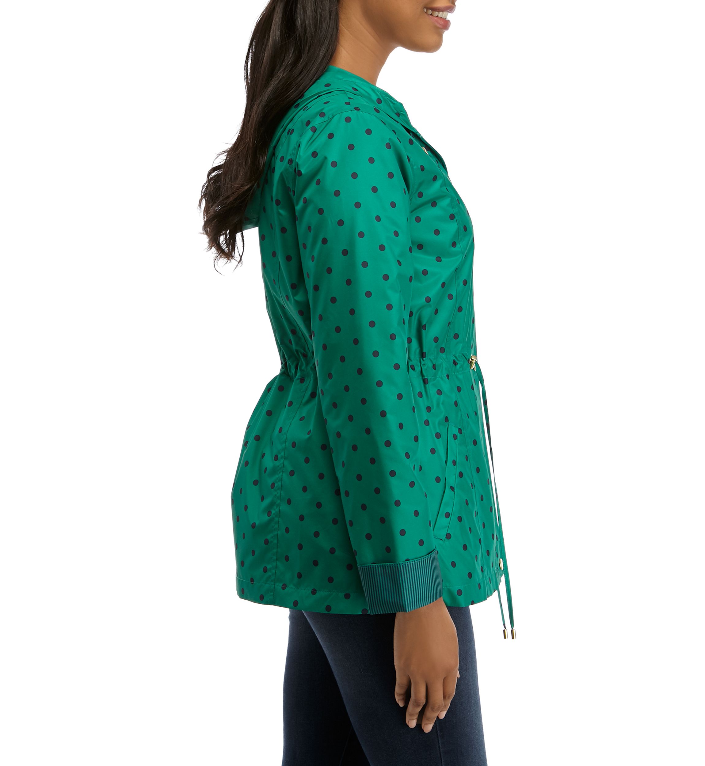 Womens Long Sleeve Hooded Anorak Jacket 