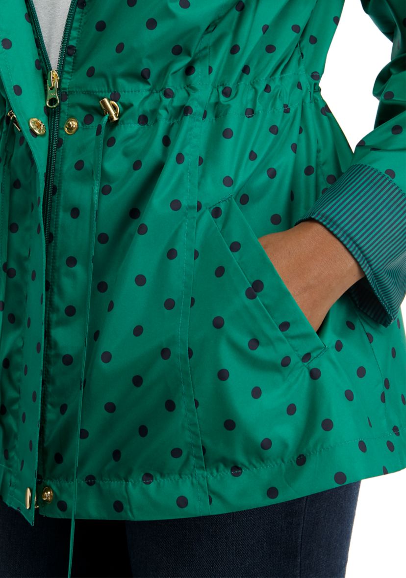 Womens Long Sleeve Hooded Anorak Jacket 