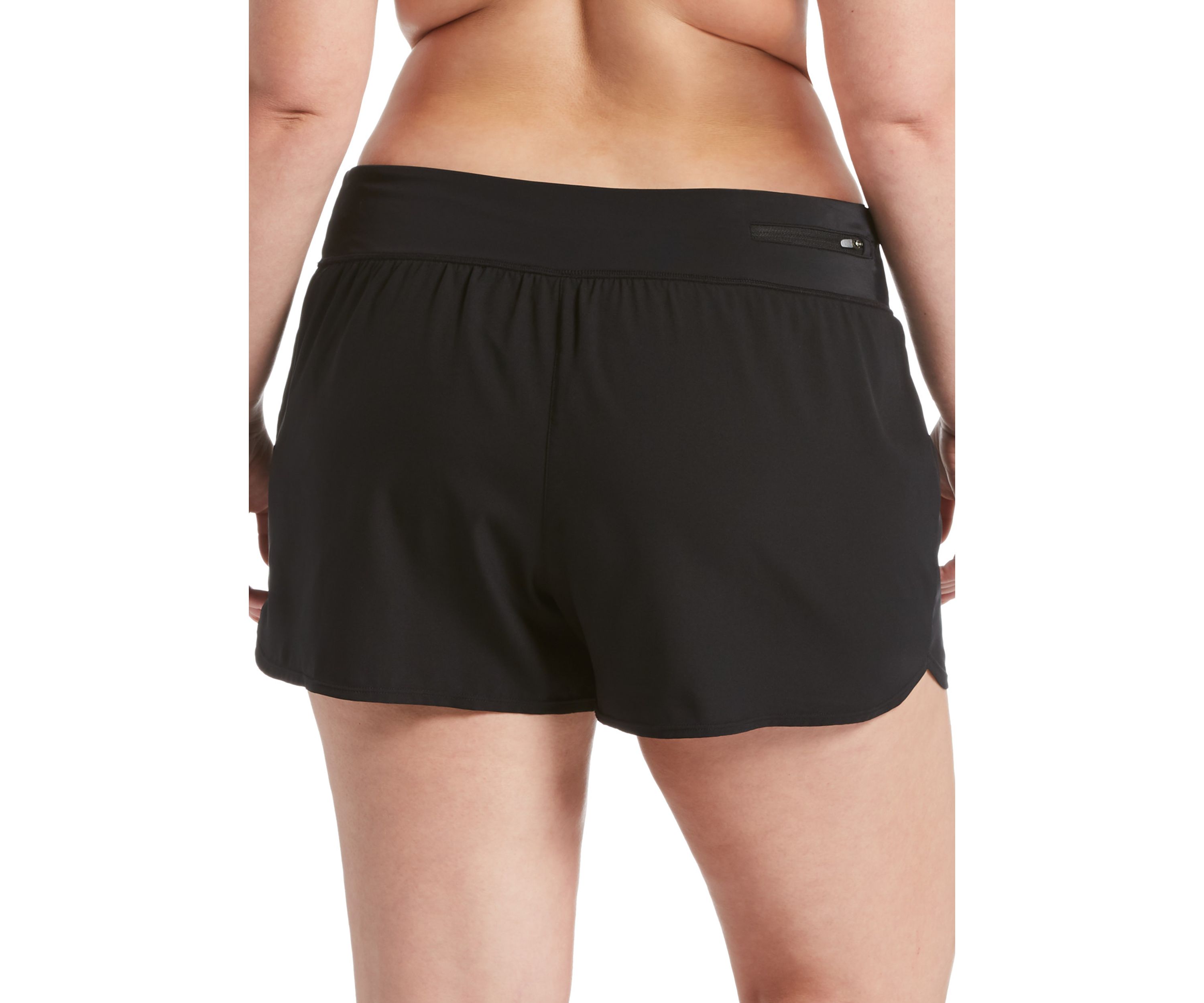 Plus Size Solid Essential Swim Boardshorts