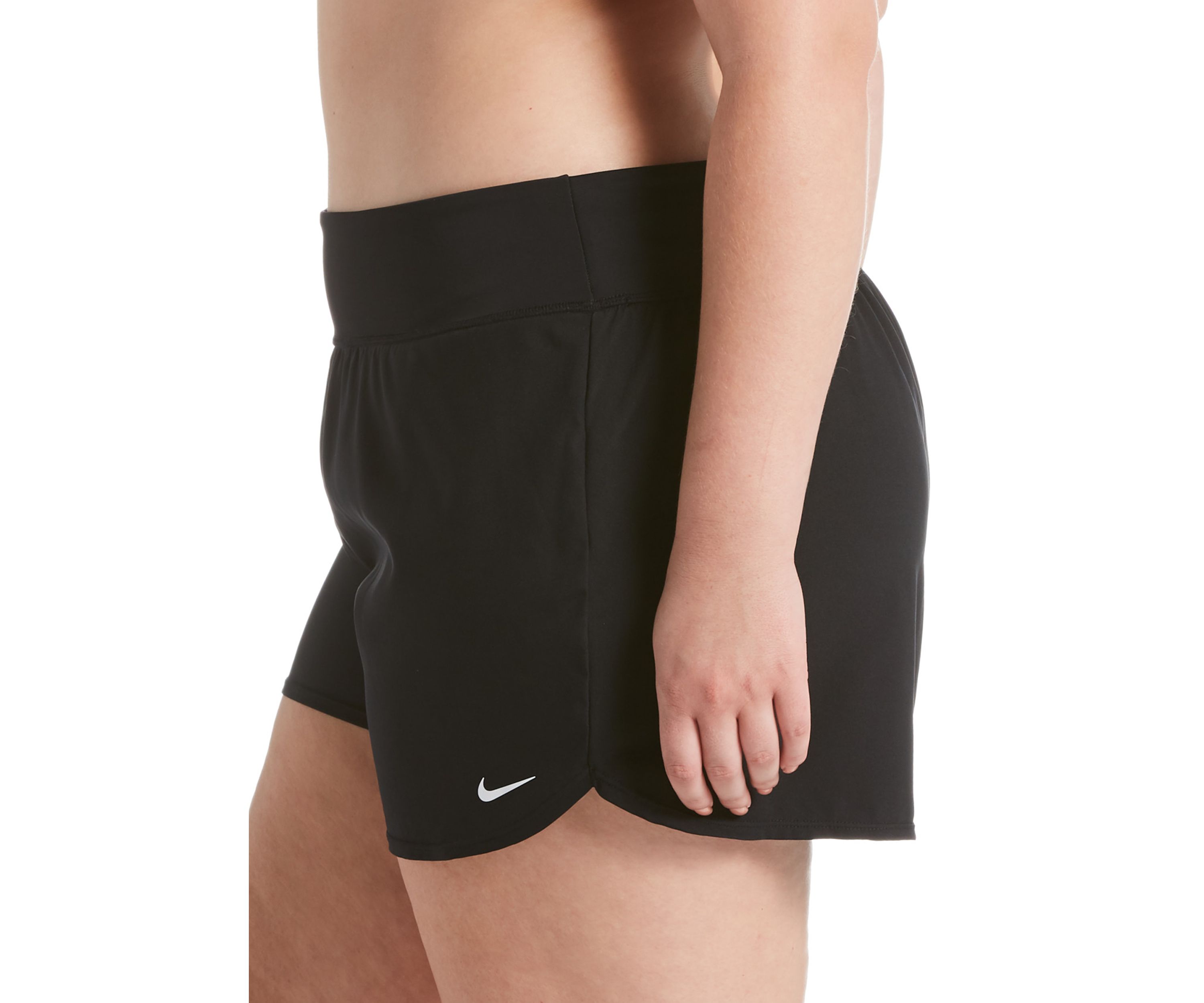 Plus Size Solid Essential Swim Boardshorts