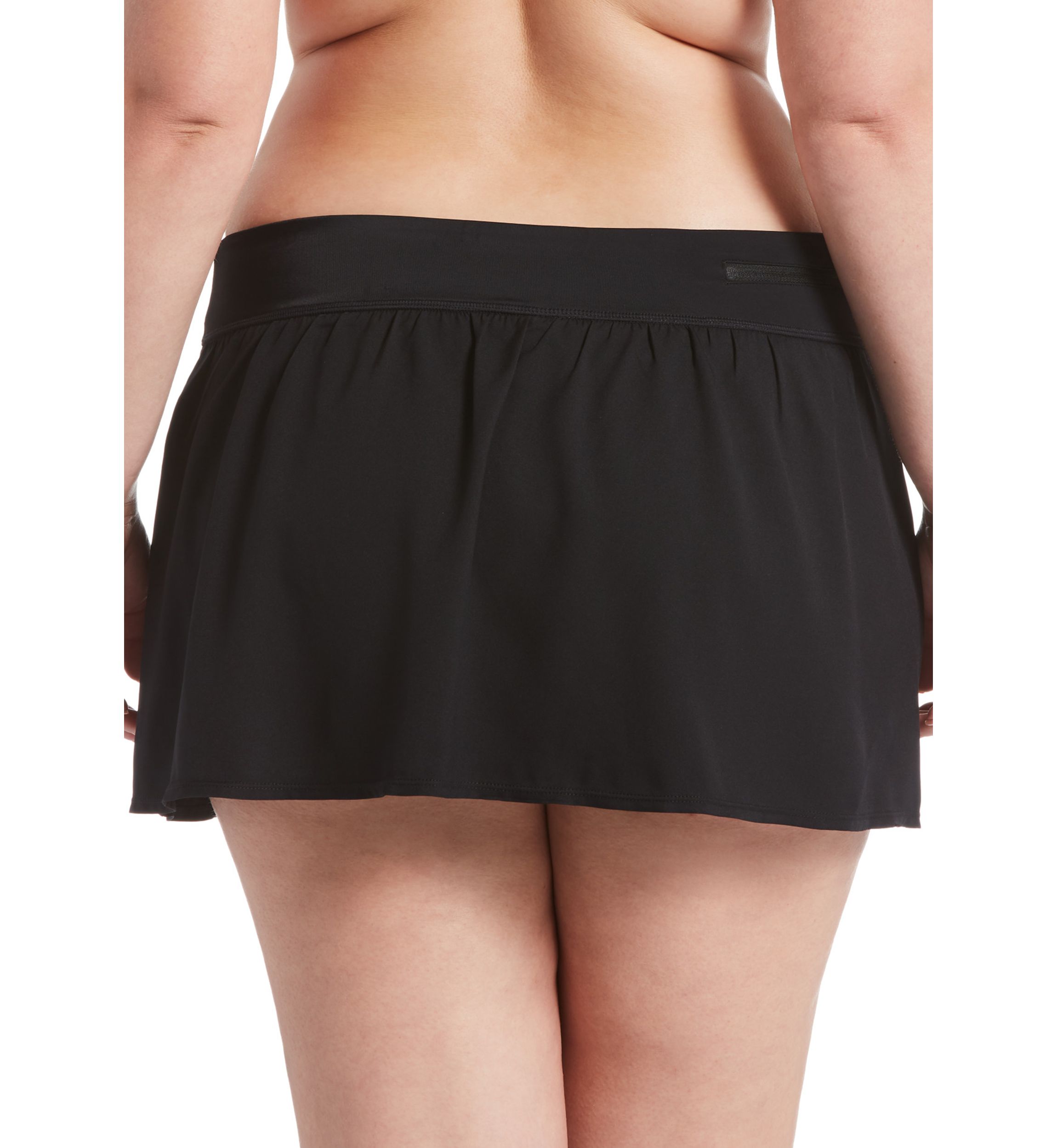 Plus Size Solid Essential Swim Boardskirt
