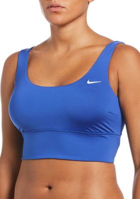 nike women's essential scoop neck midkini top