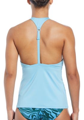 Indigo Double-Cinch Tankini Swim Top