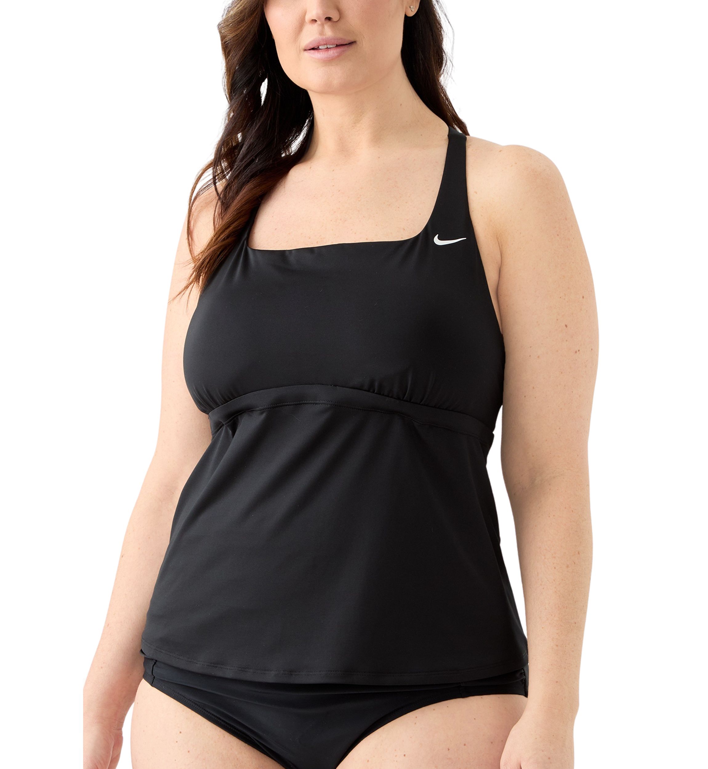 Essential Square Neck Tankini Swim Top 