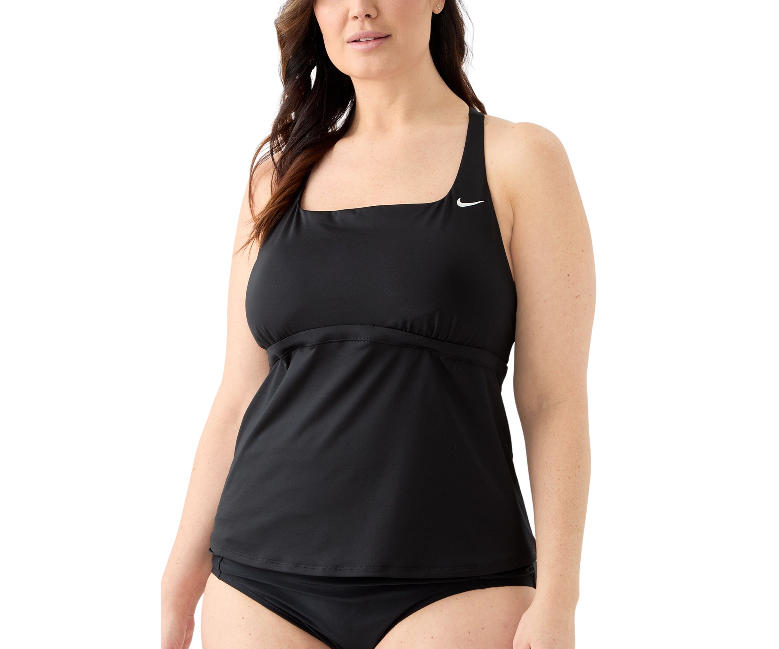 Essential Square Neck Tankini Swim Top 