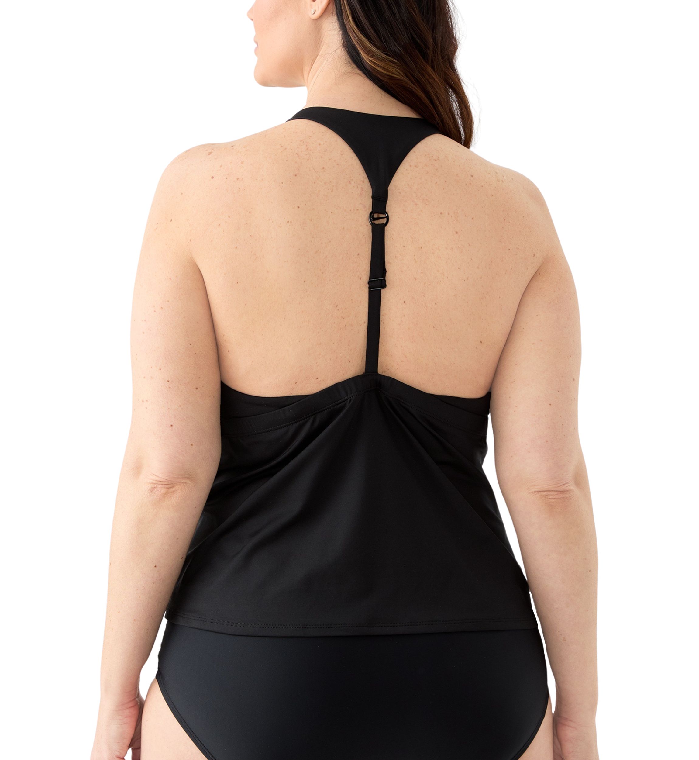 Essential Square Neck Tankini Swim Top 
