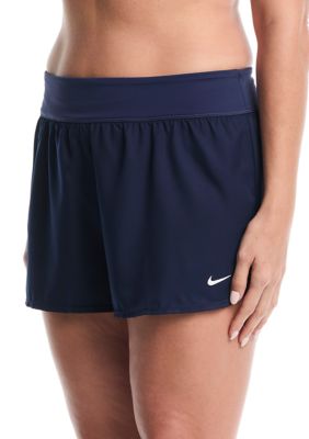 Nike Women's Plus Size Effortless Essential Boardshort, Navy Blue, 1X