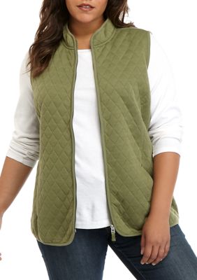 Kim Rogers® Plus Size Medium Diamond Quilt Vest | belk