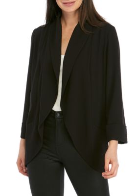 Long Sleeve Crepe Monogram Regular Jacket ber23k1101