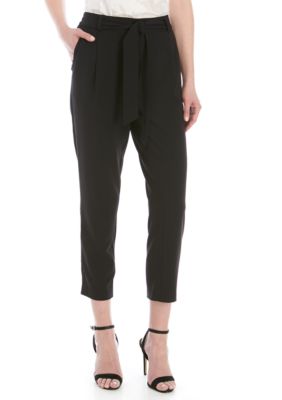 Kensie Straight Tie Front Pants | belk