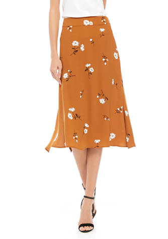 Kensie Women's Floral Midi Skirt | belk