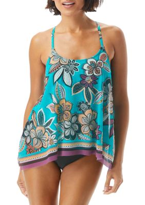 Coco Reef Mesh Layer Swim Tankini | belk