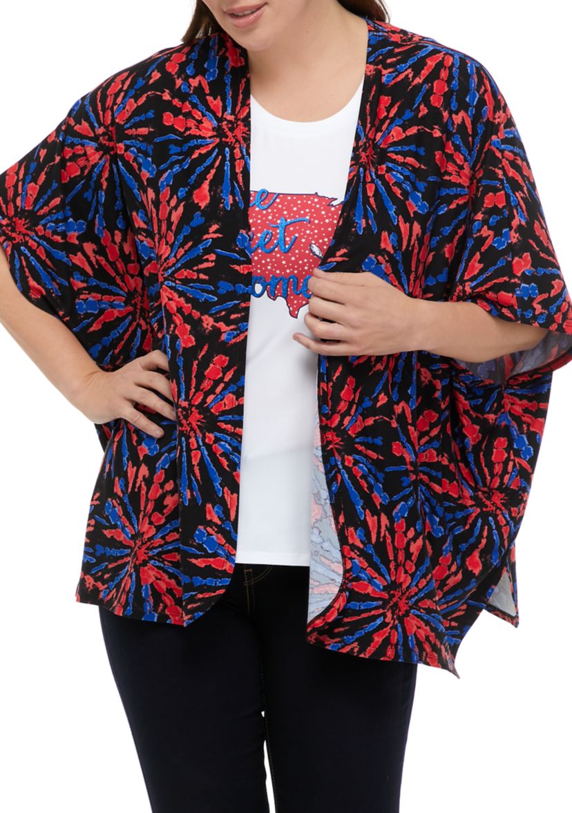 Womens Americana Kimono