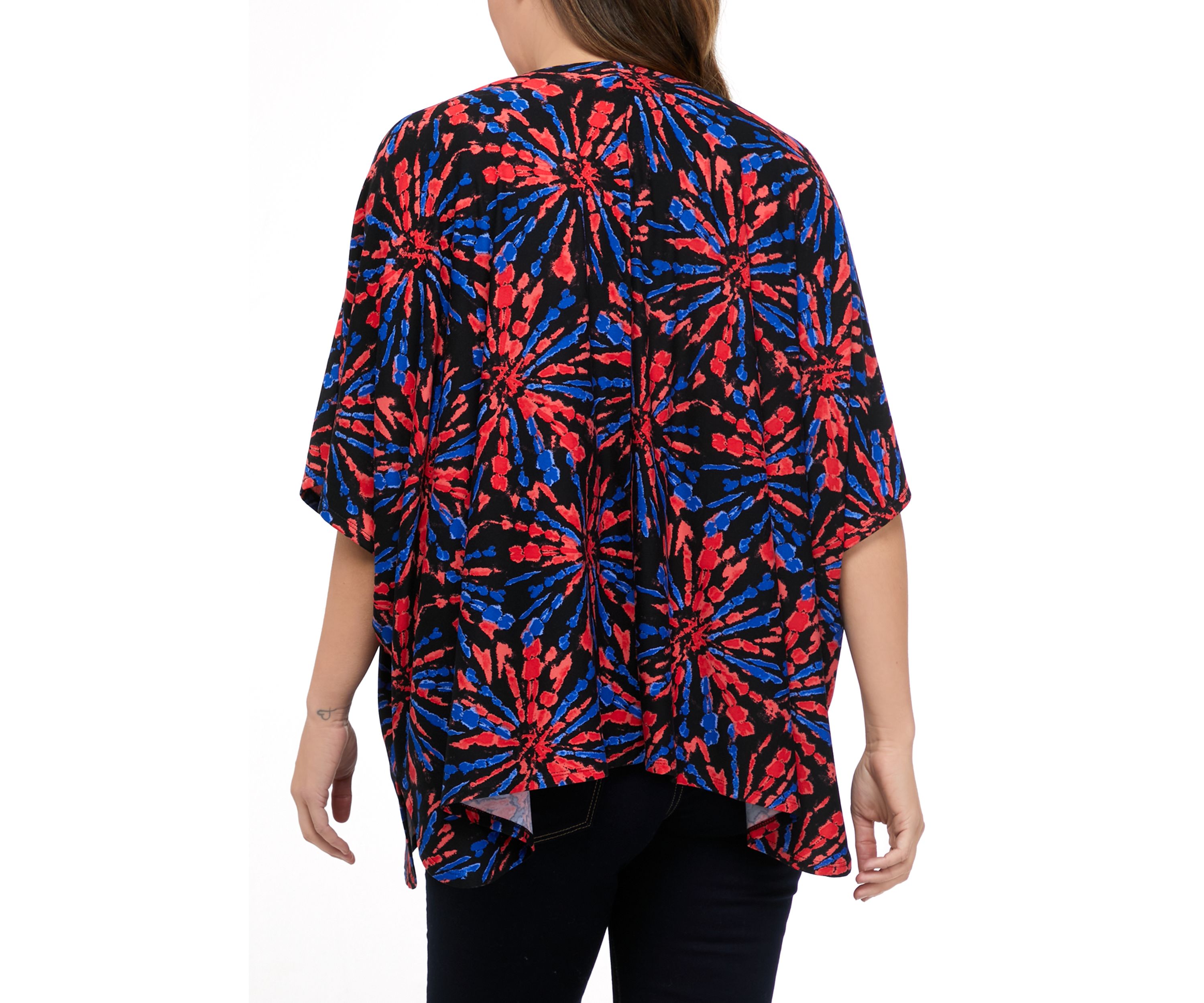 Womens Americana Kimono