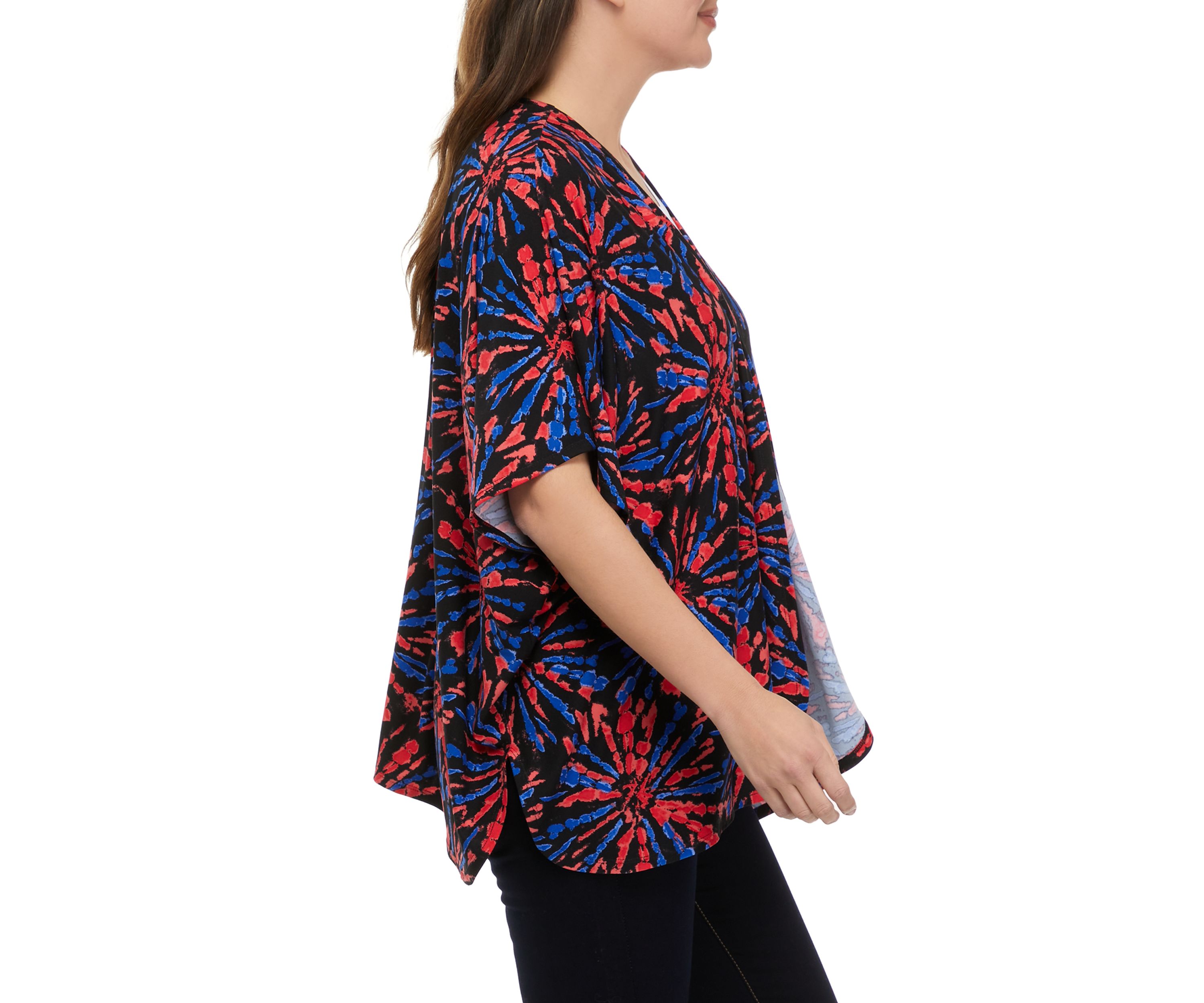 Womens Americana Kimono