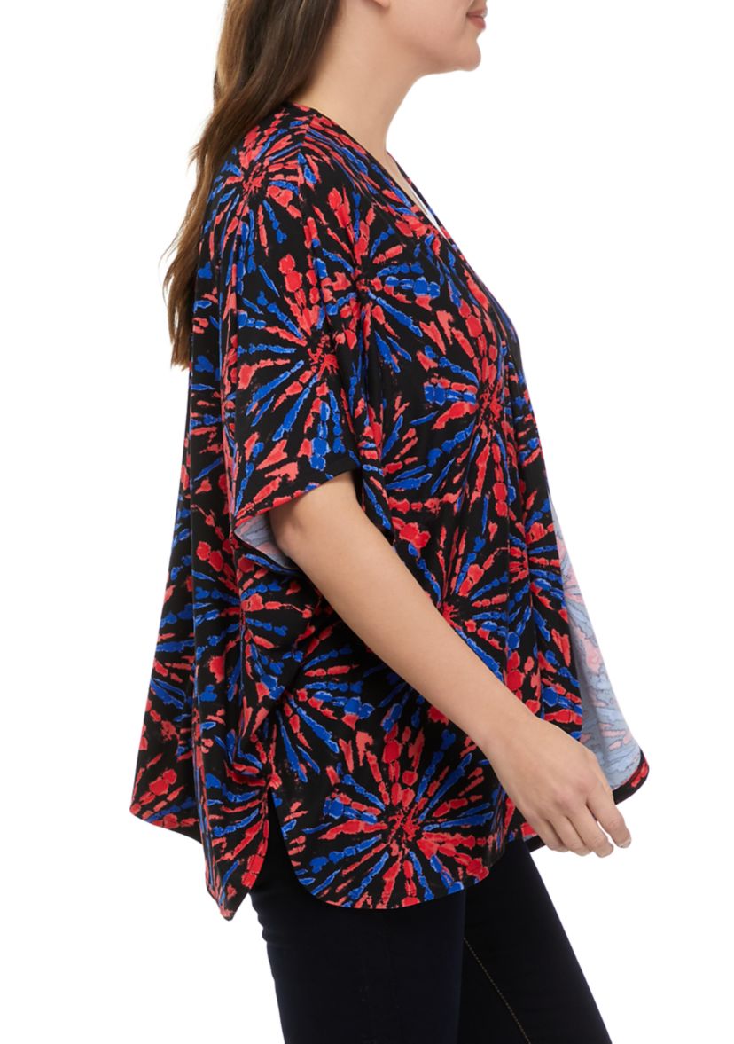 Womens Americana Kimono