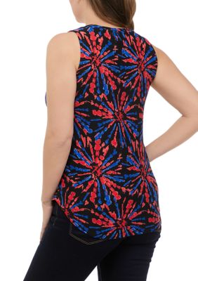 Sleeveless Print Tank