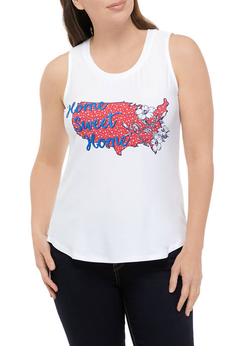 Liberty Park Sleeveless Home Sweet Home Graphic Yummy