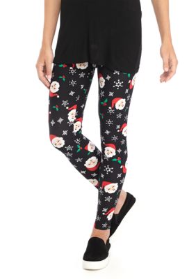 belk christmas leggings