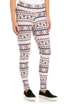 Download Joyland Fair Isle Cross Stitch Leggings | belk