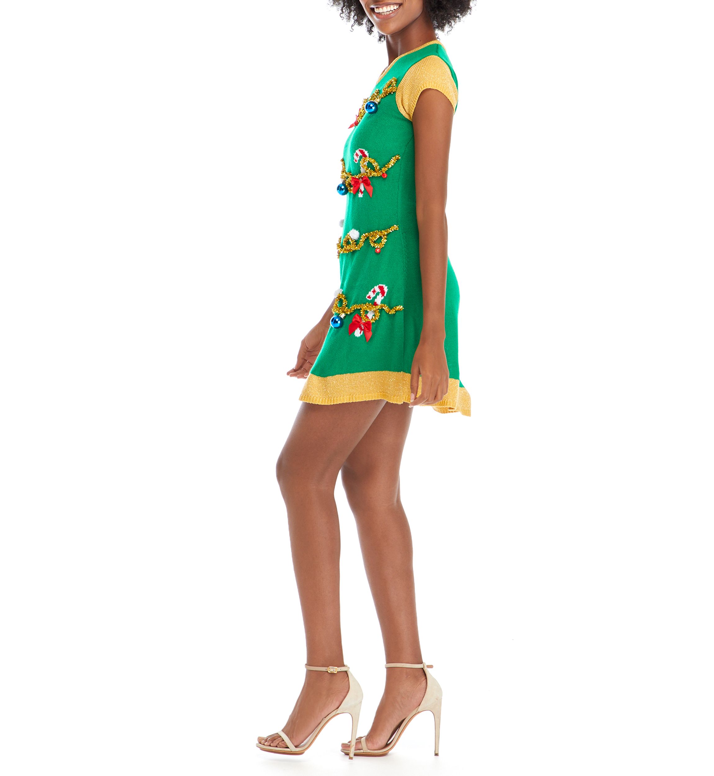 Joyland Women's Light Up Christmas Tree Dress | Belk
