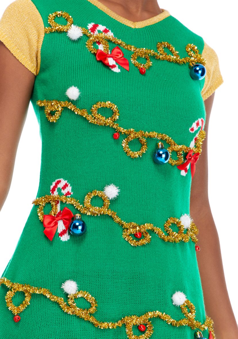 Joyland Women's Light Up Christmas Tree Dress | Belk