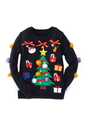 MERRY Wear Women's Christmas Tree with Ornaments Sweater | belk
